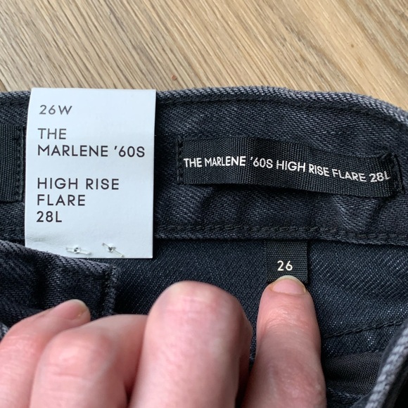 Denim Forum The Marlene '60s High Rise Flare - Picture 6 of 12